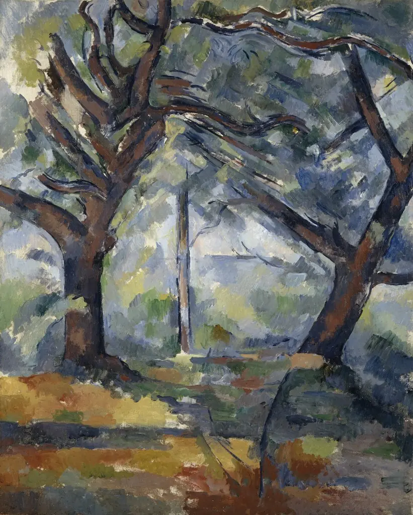 The Big Trees, by Paul Cezanne, oil, 1904