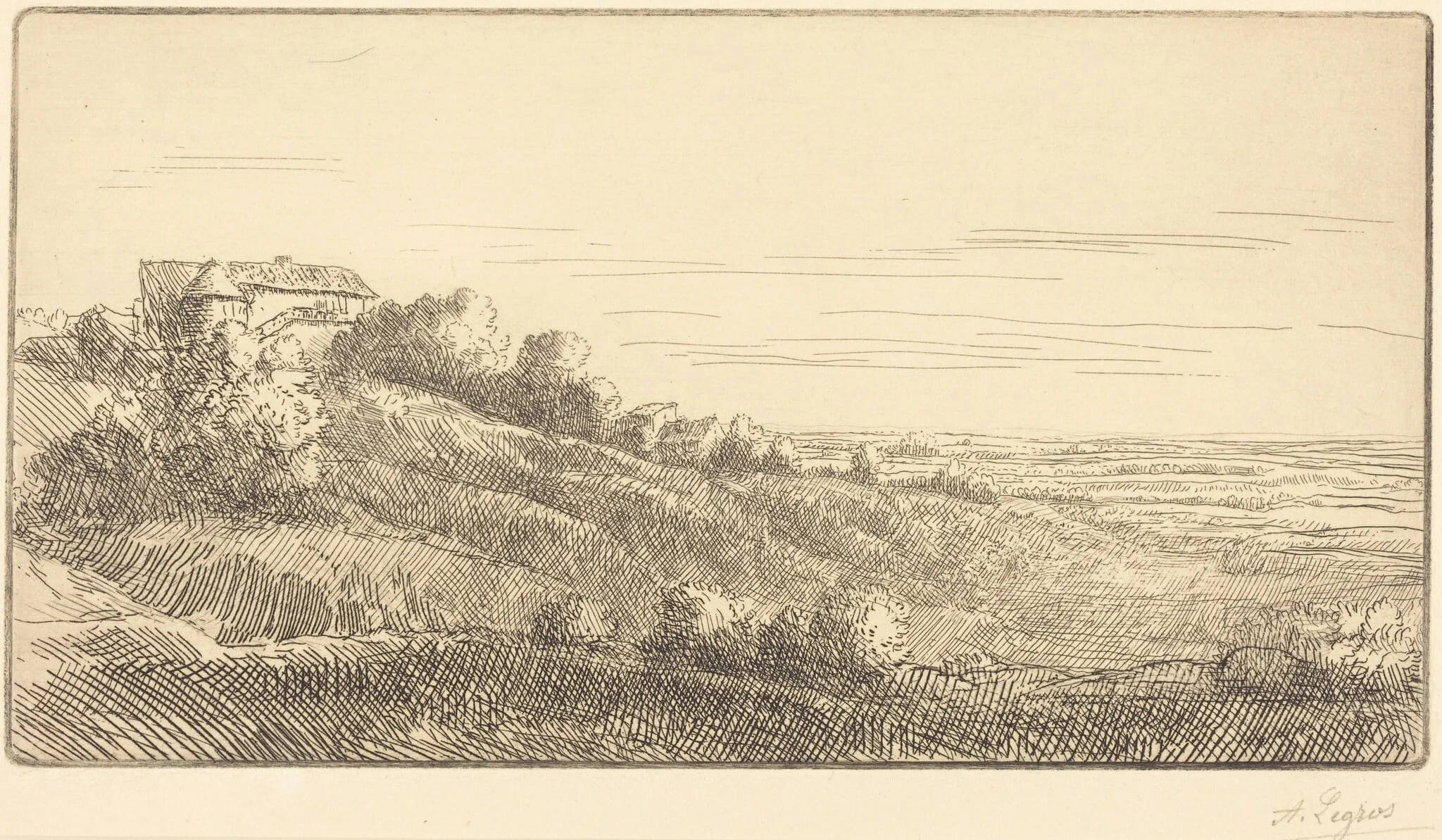 Valley of Veronne (La vallee de Veronne), detail