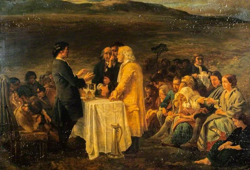 The Covenanters' Communion, detail