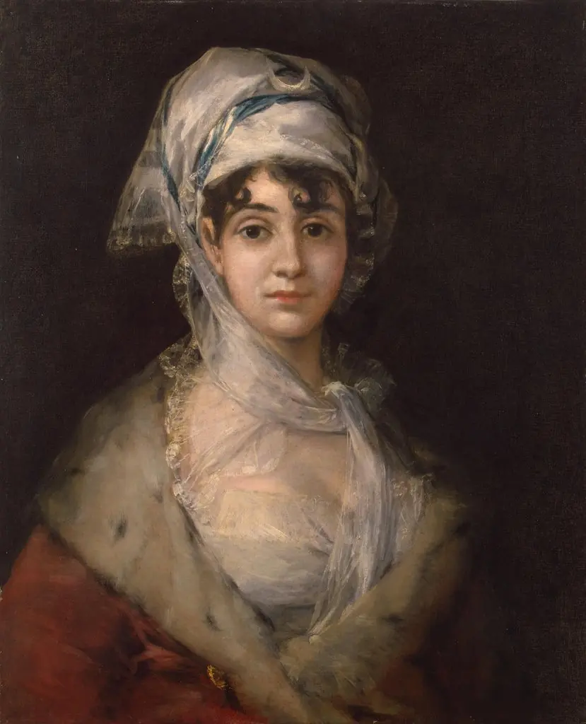 Portrait of the Actress Antonia Zarate, by Francisco Goya, oil, 1810