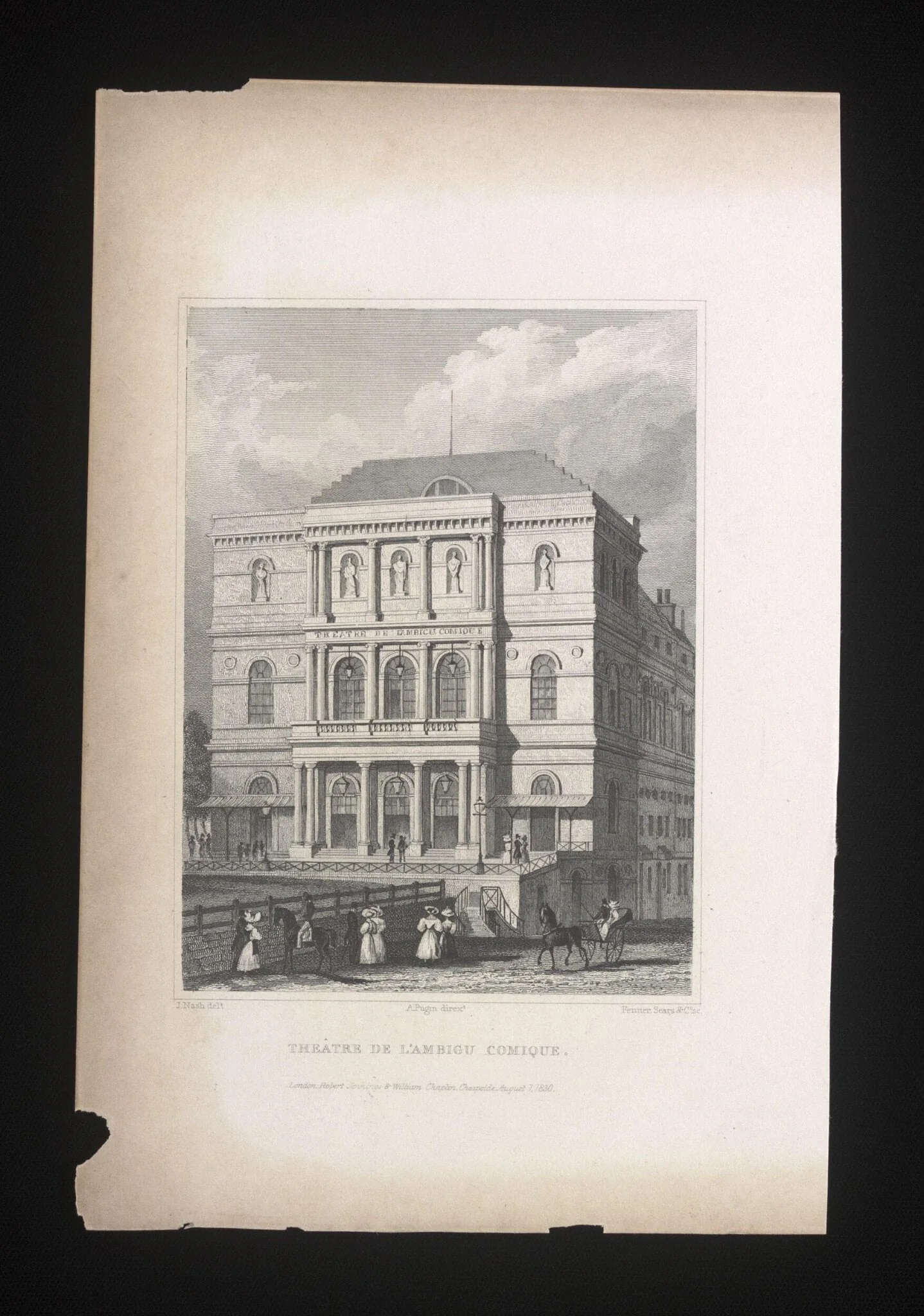 Theatre de L'Ambigu Comique, detail