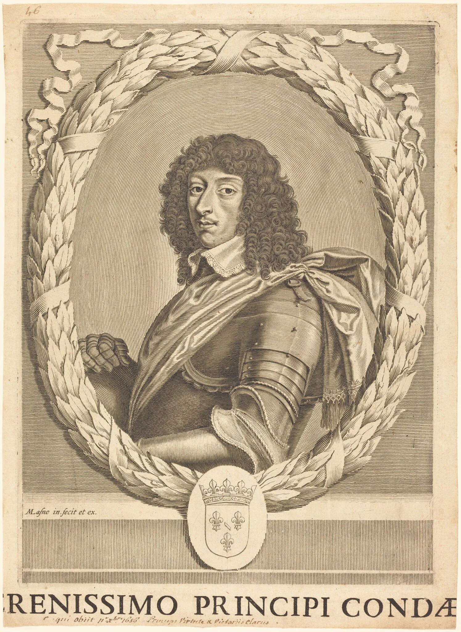 Louis II de Bourbon, detail