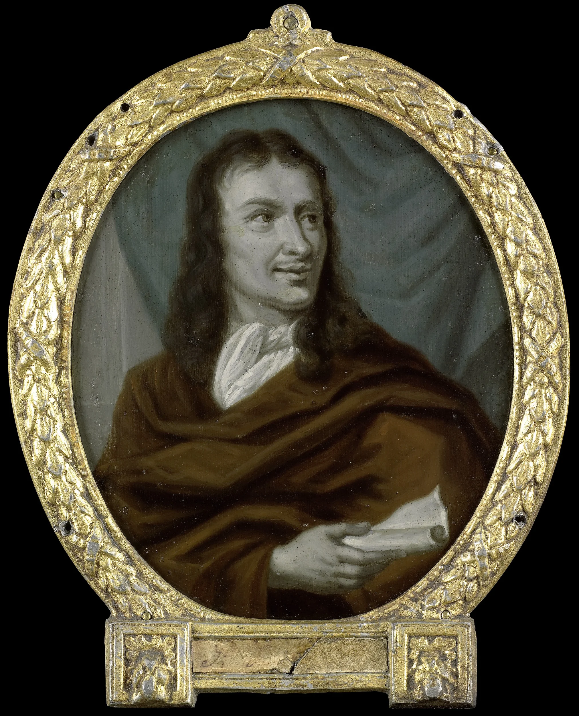 Portrait of Pieter Verhoek (1633-1702), detail