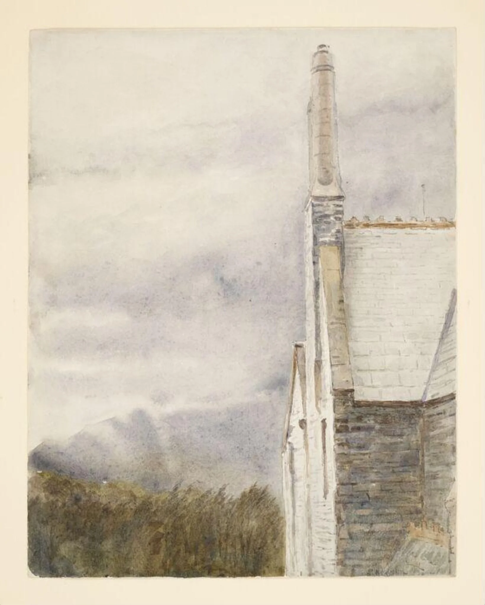 Rain, Lingholm, detail