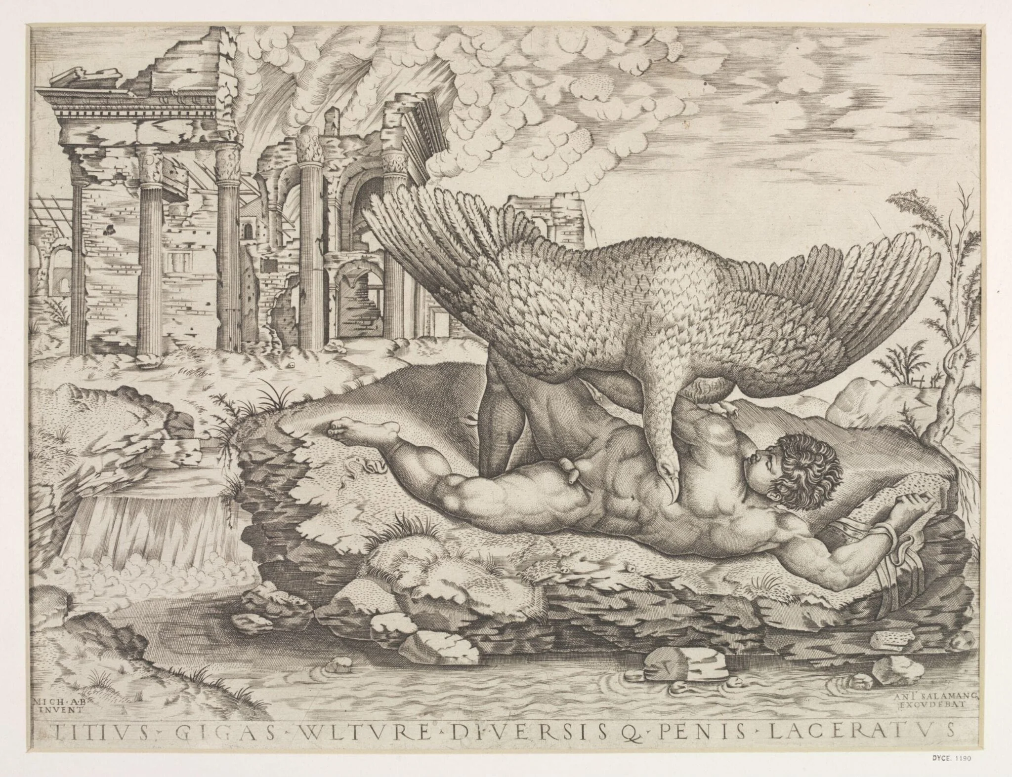 Tityus devoured by a Vulture, detail