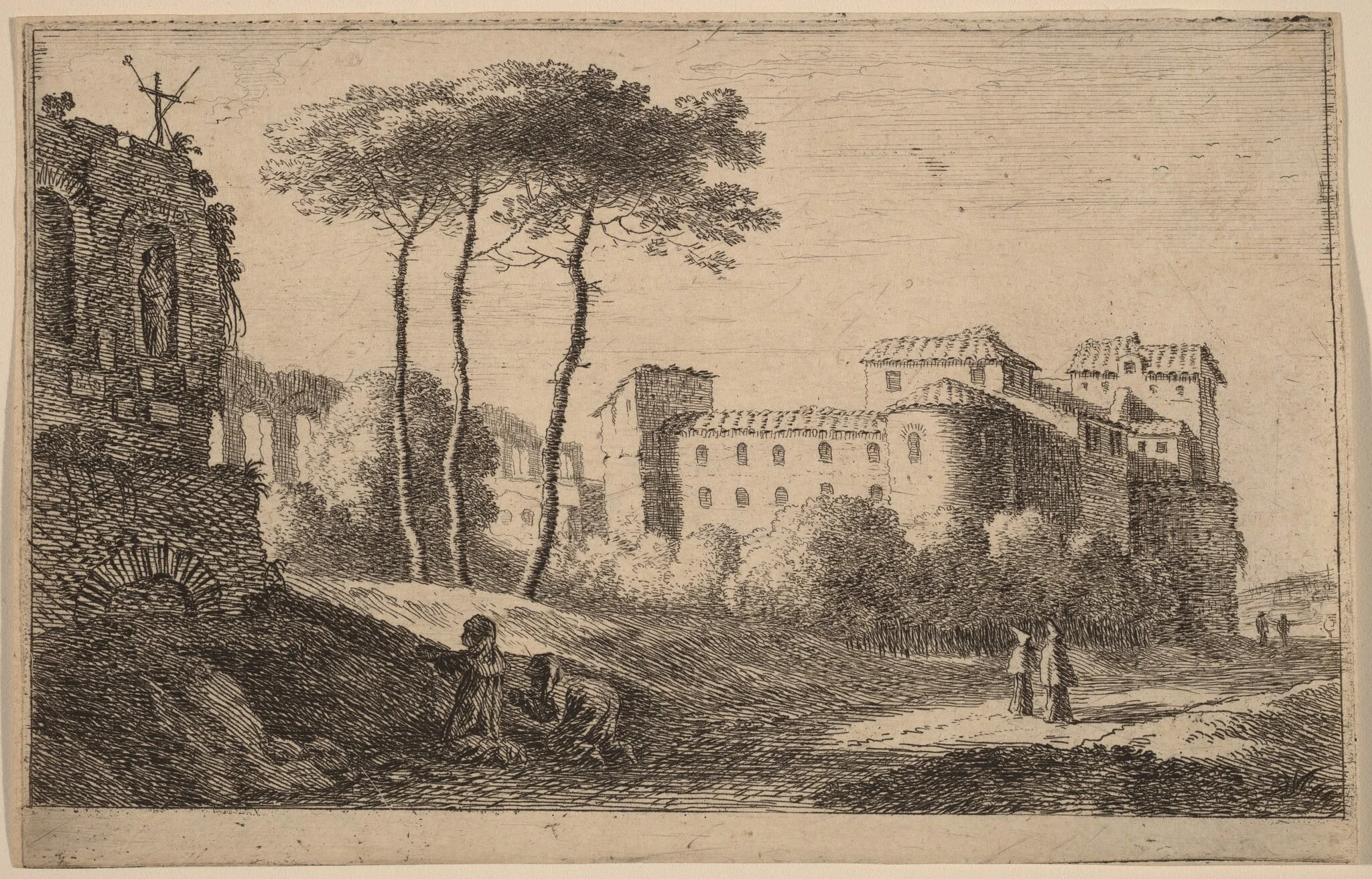 View of the Church "Quattro Santi Coronati", detail
