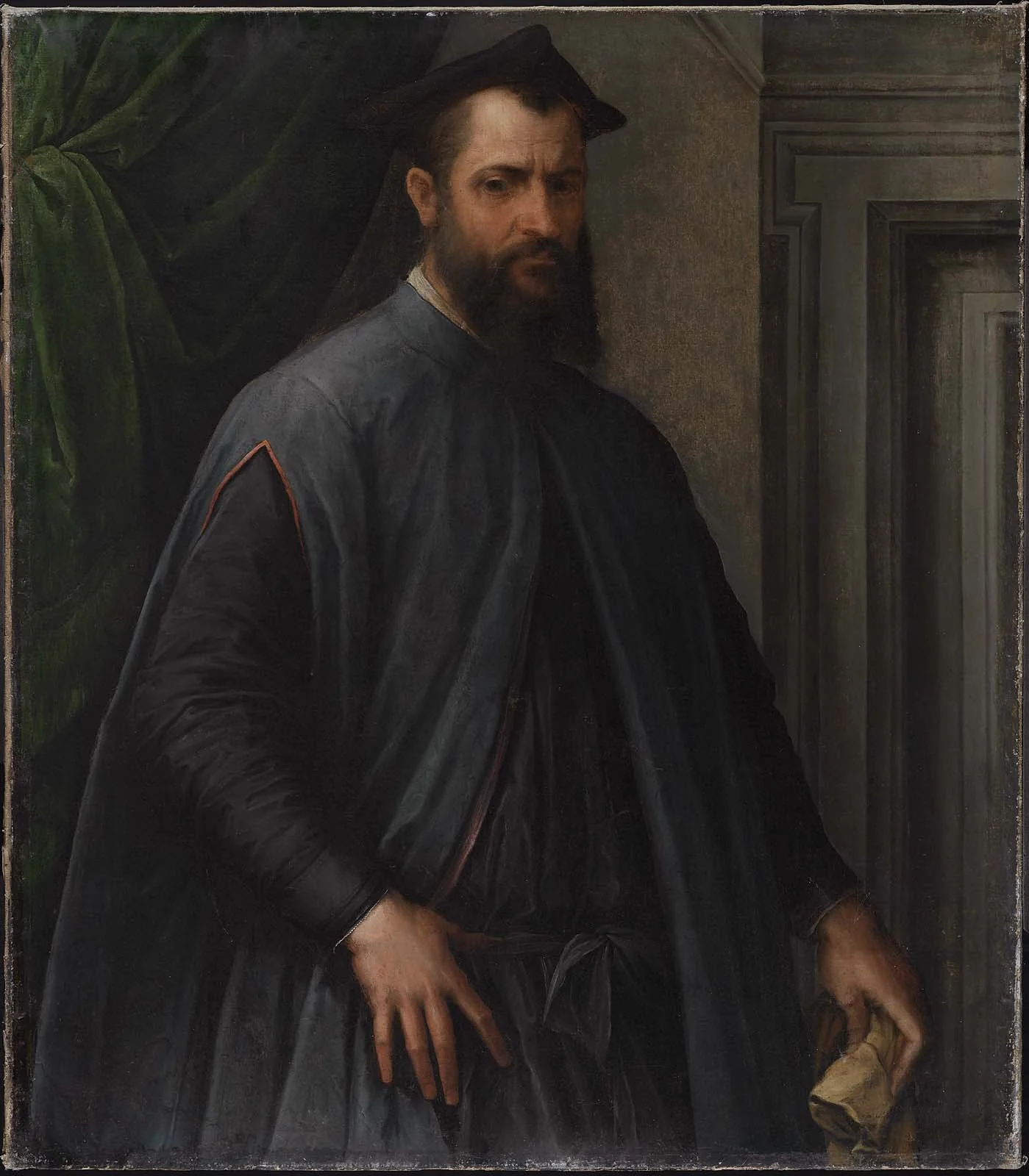Portrait of a Prelate, detail