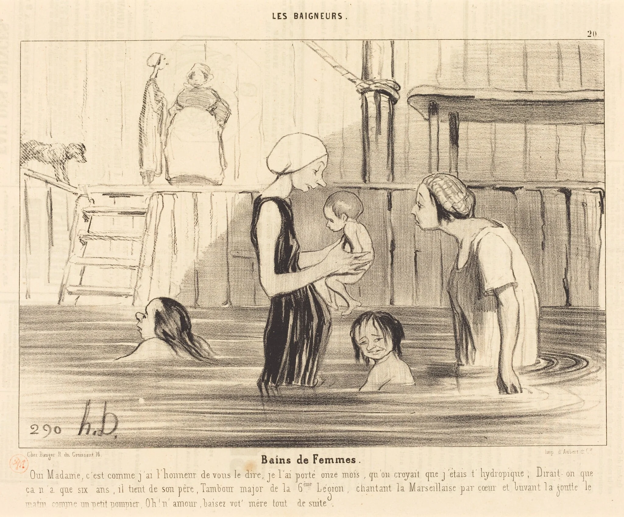 Bains de Femmes, detail