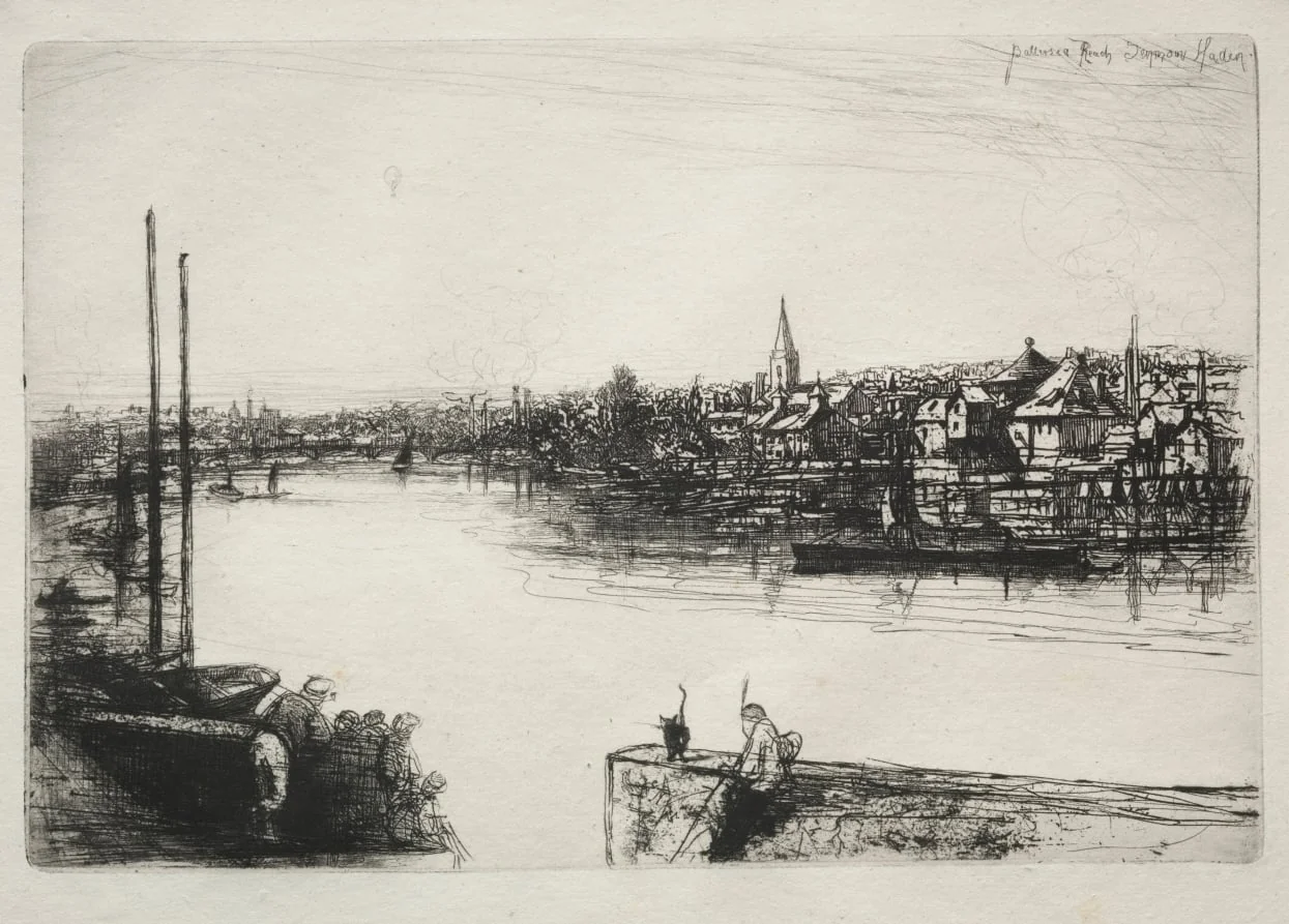 Battersea Reach, detail