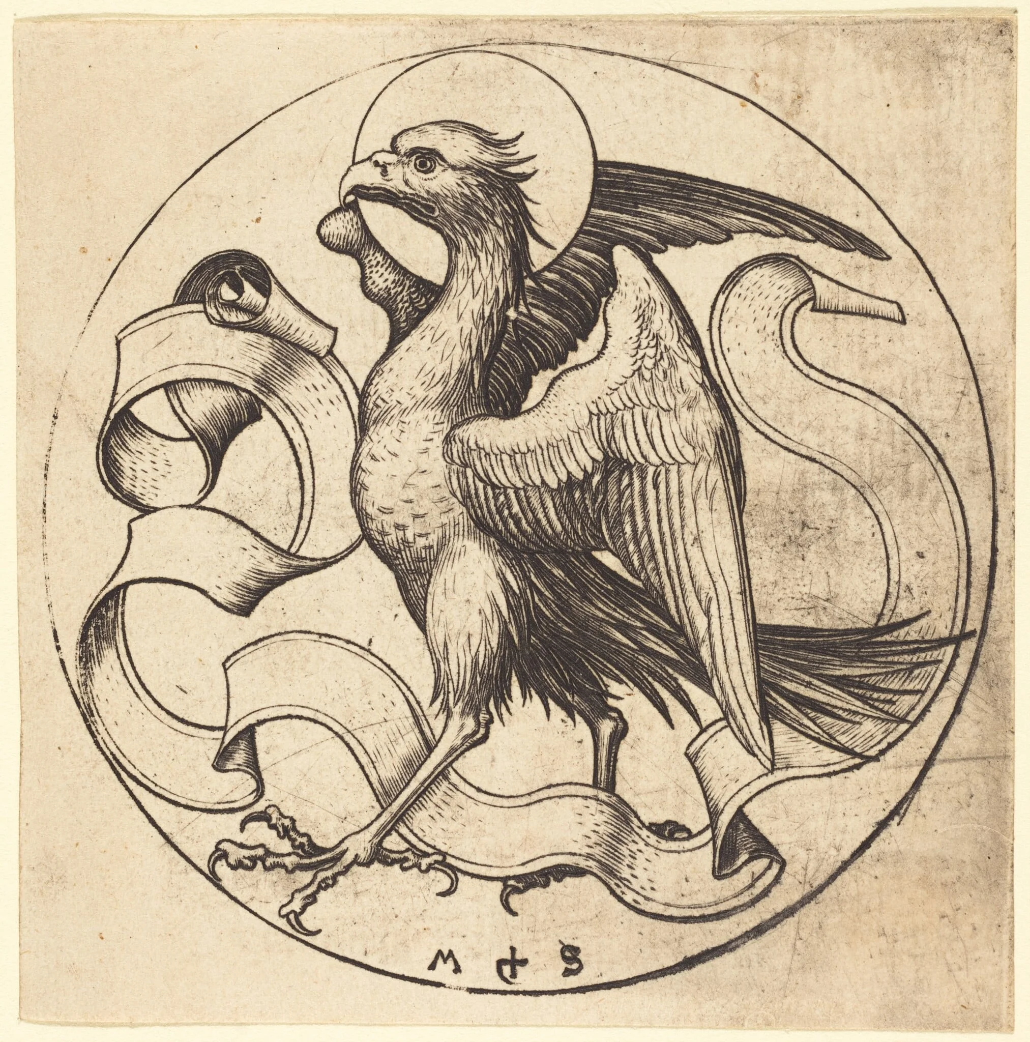 The Eagle of Saint John, detail