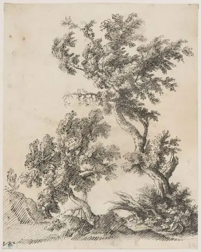 Two Trees, by Nicolas Poussin, 1593