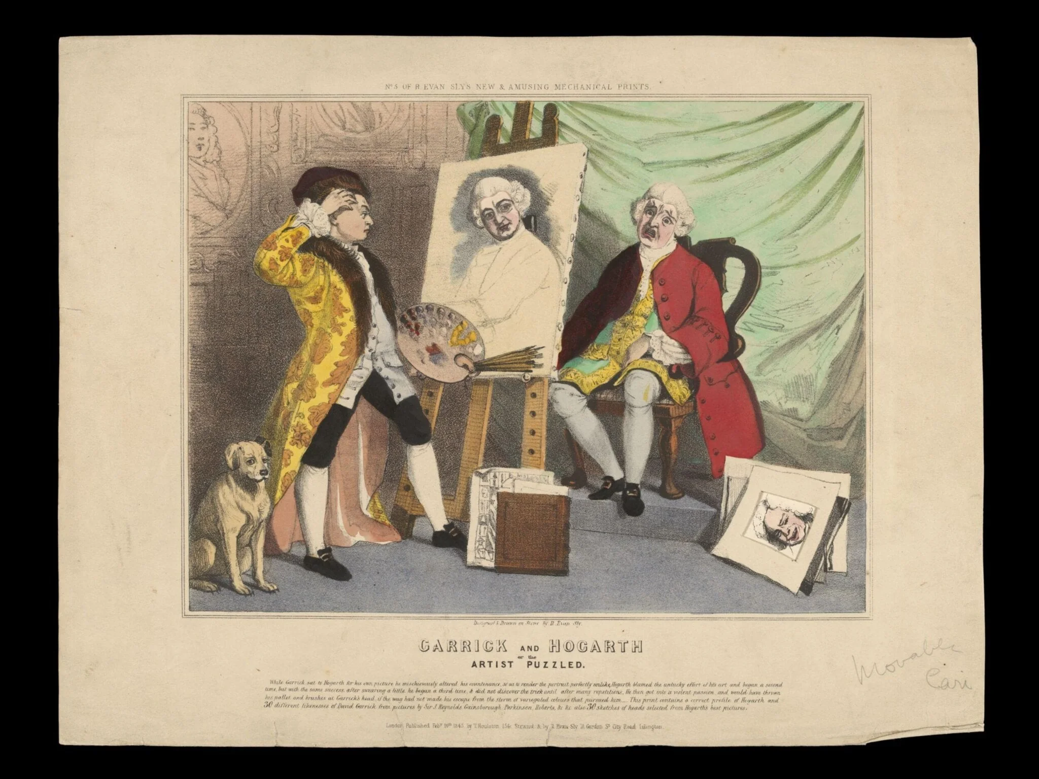 H Beard Print Collection, detail