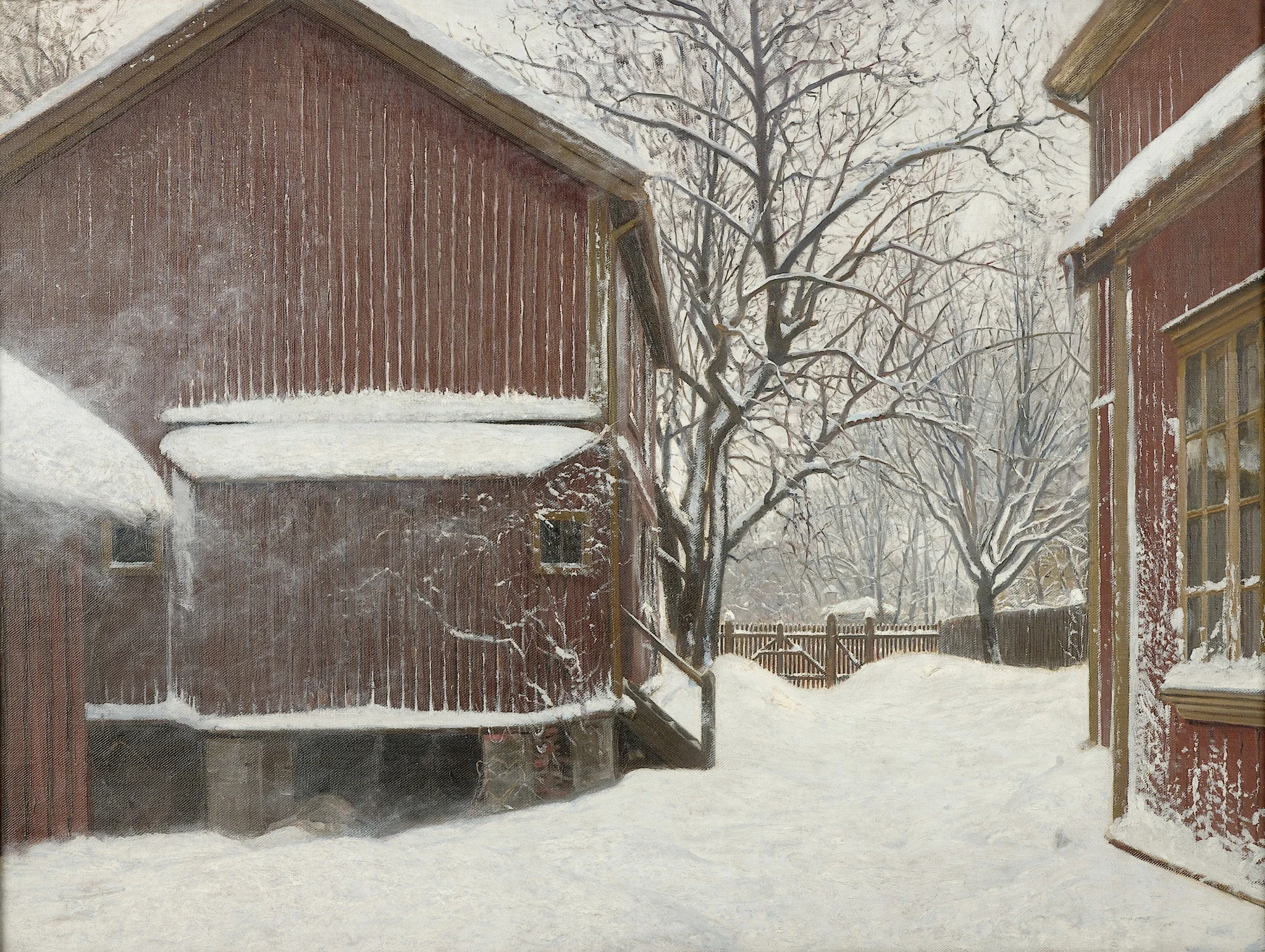 Snefokk i Majorstuveien 8, detail