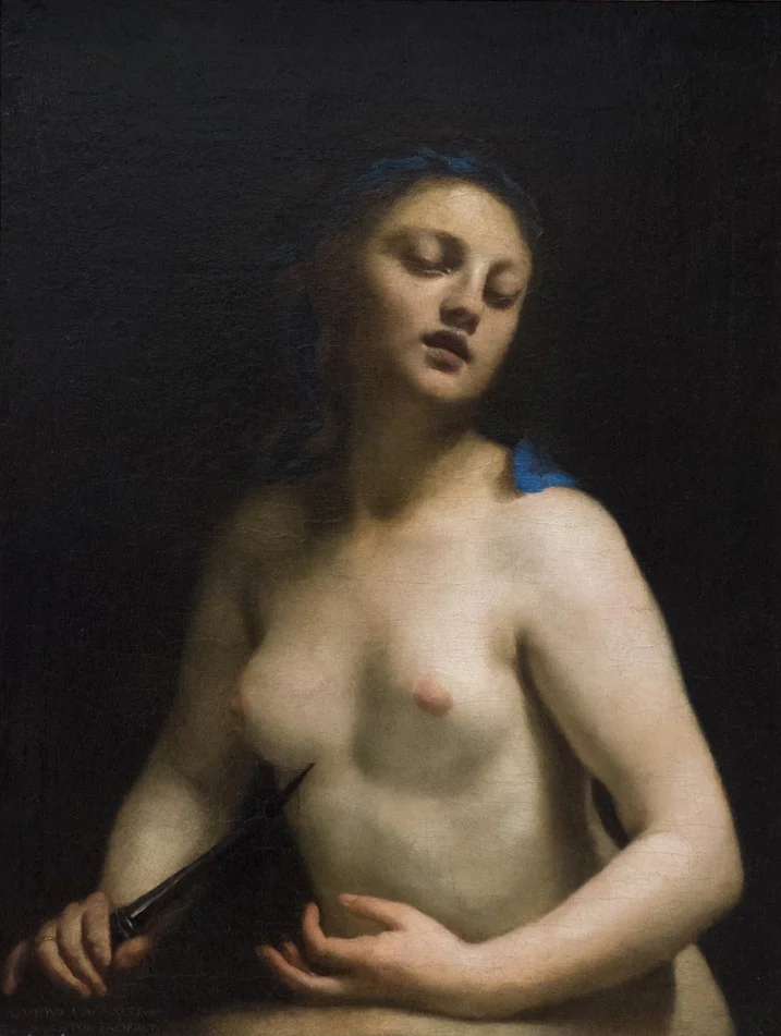 La Mort de Lucrèce, detail