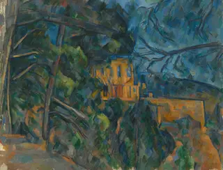 Château Noir, by Paul Cézanne, oil, 1902