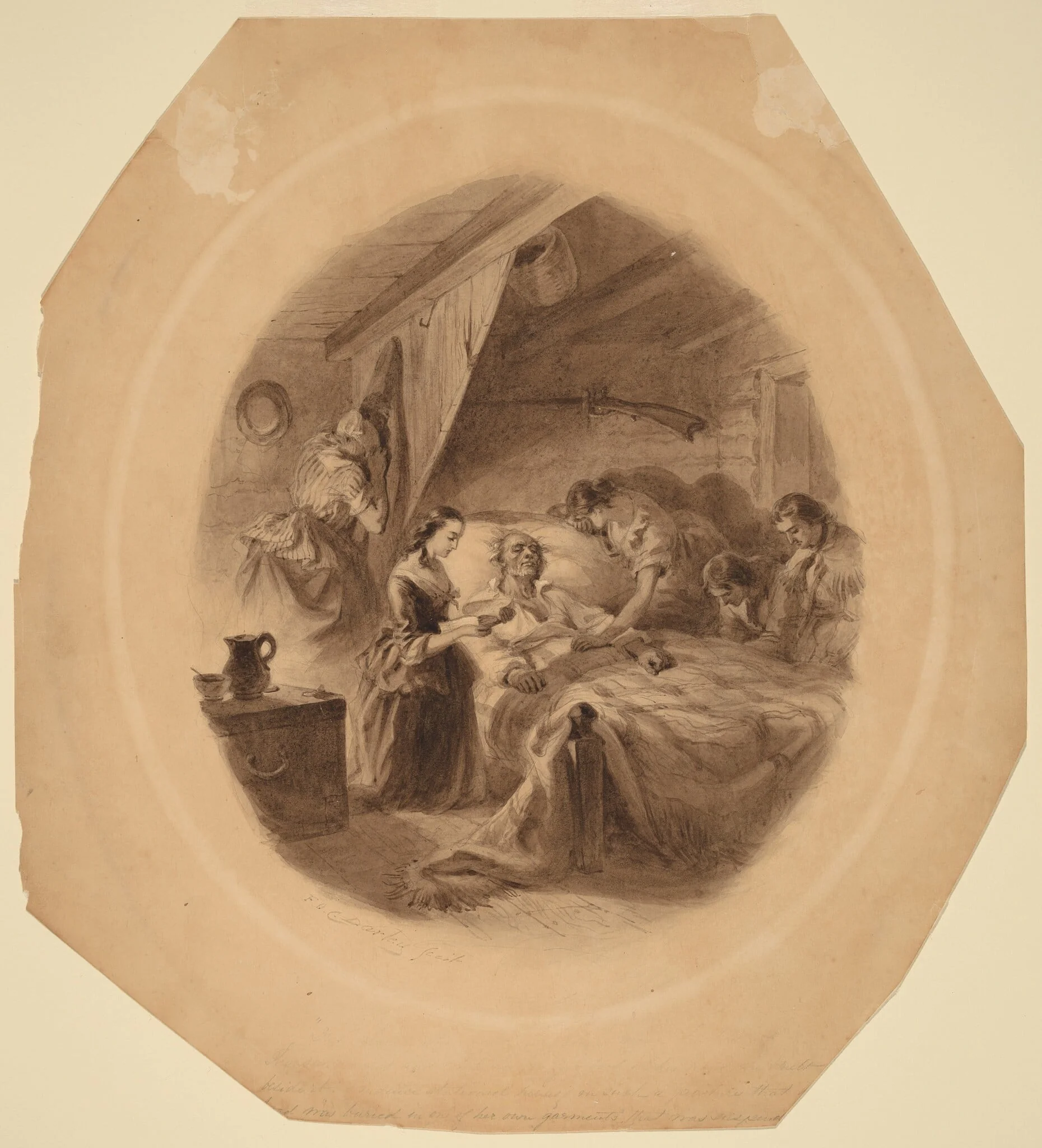 The Squatter's Death, detail