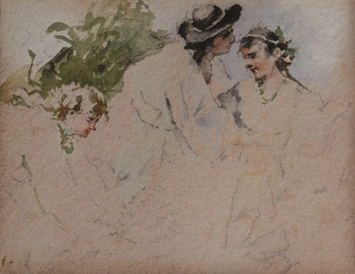 Figuri de țărani, detail
