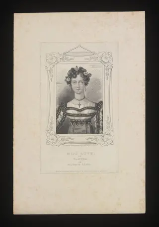 Miss Love as Zanina, by J. Kennerley, 1