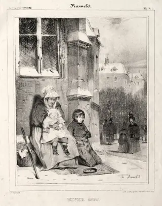 Winter, by Charles Ramelet, 1836