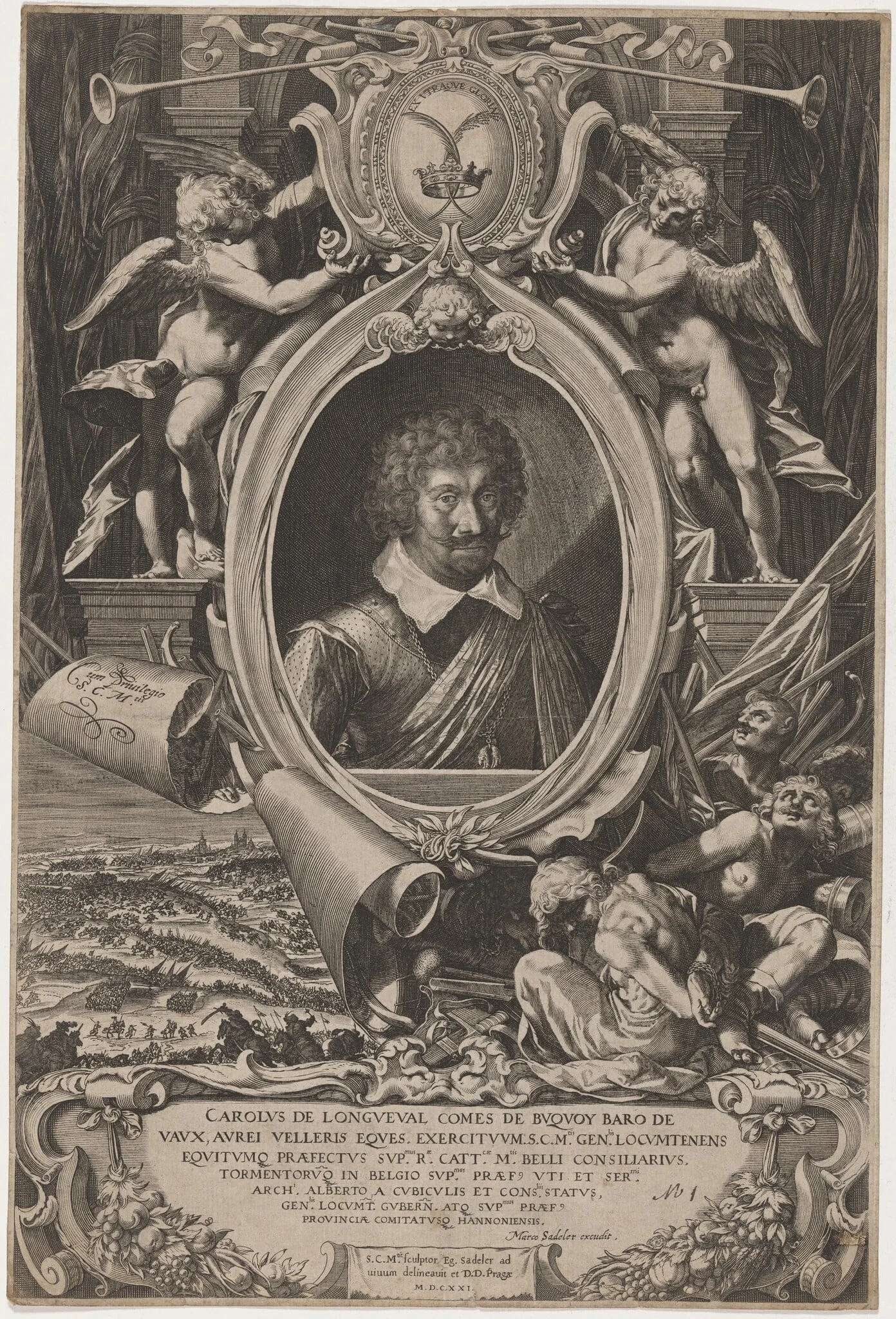 Charles de Longueval, Count de Bucquoi, detail