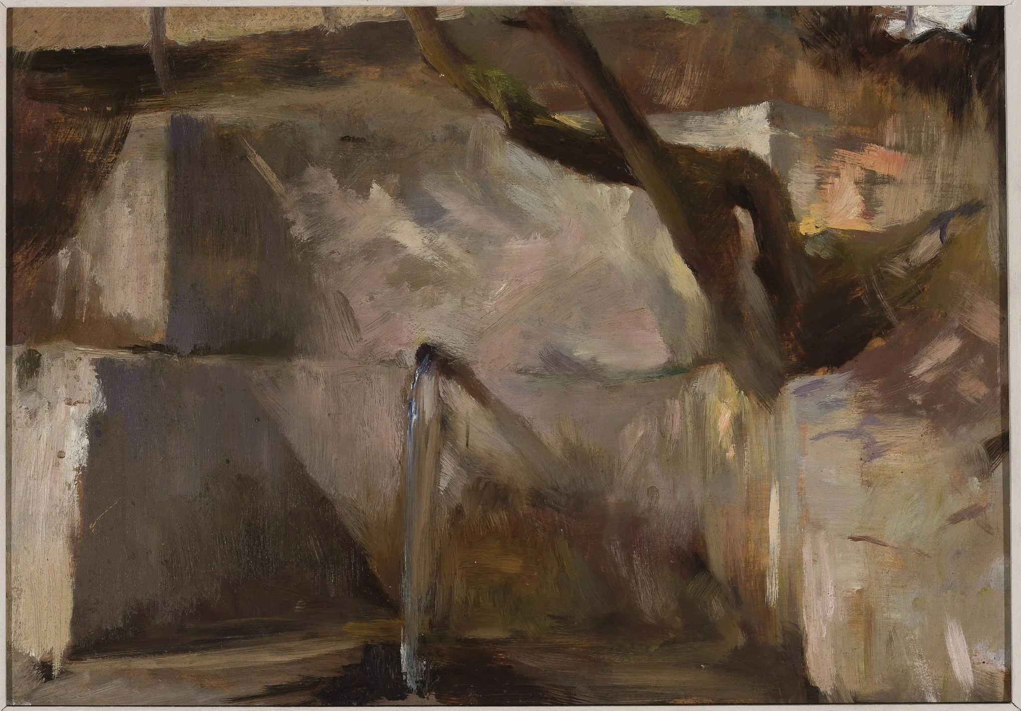 Fountain near Yalta. From the journey to Crimea, detail