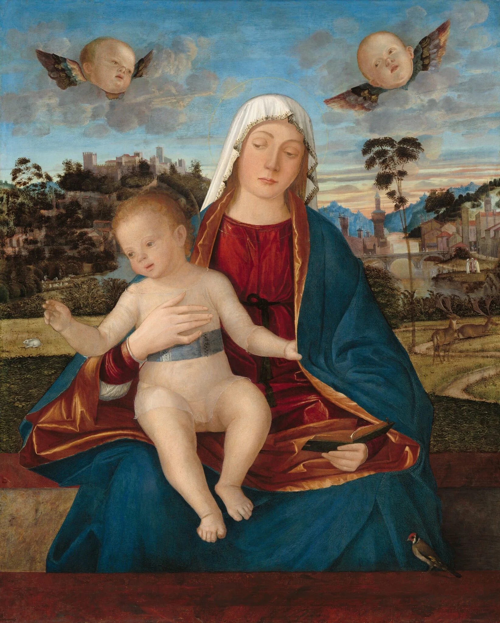 Madonna and Child, detail