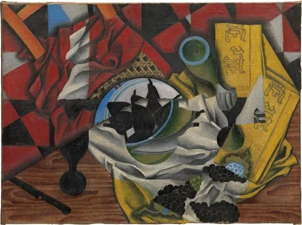 Pears and Grapes on a Table, detail