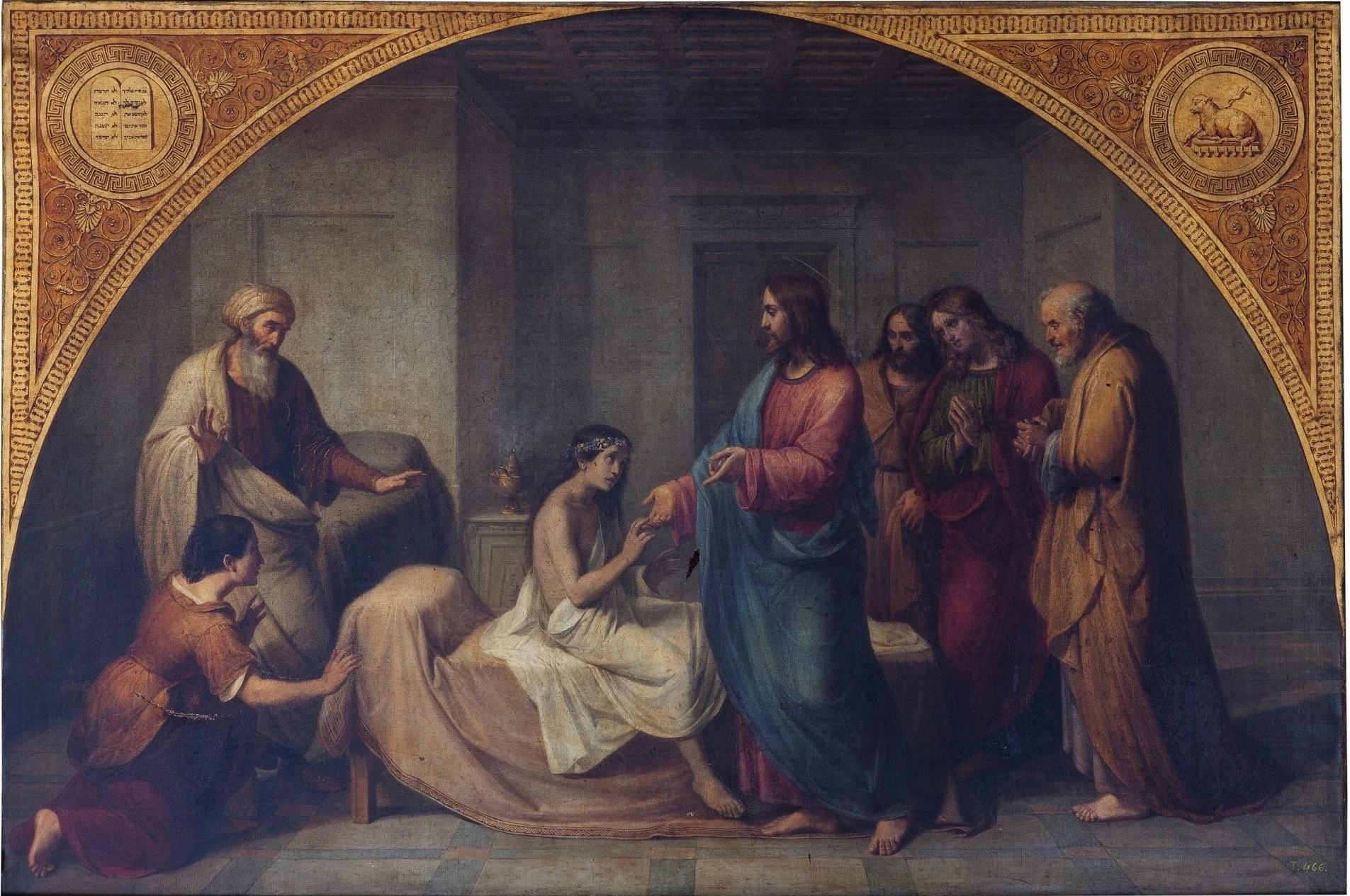 La resurrección de la hija de Jairo, detail