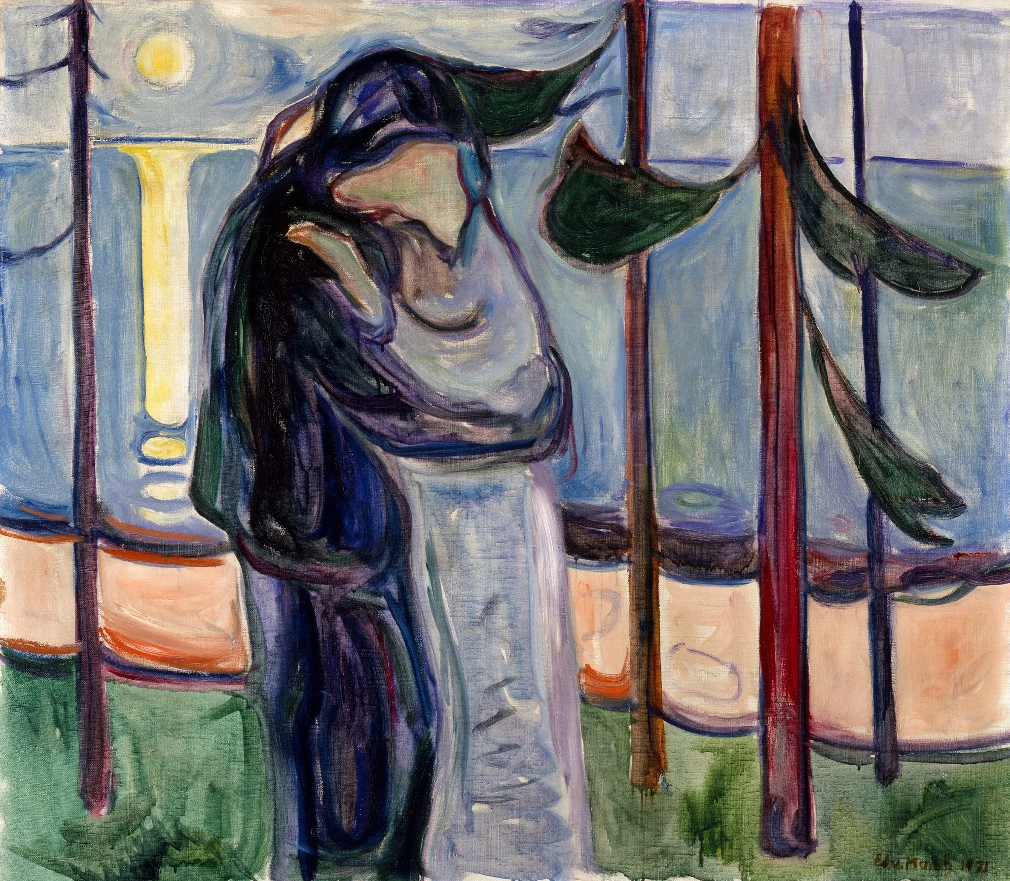 Kiss on the Beach, detail