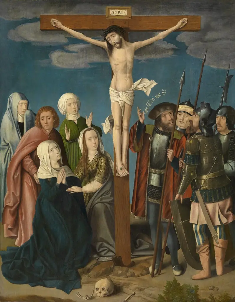 Calvary, by Master of Hoogstraeten, oil, 1500