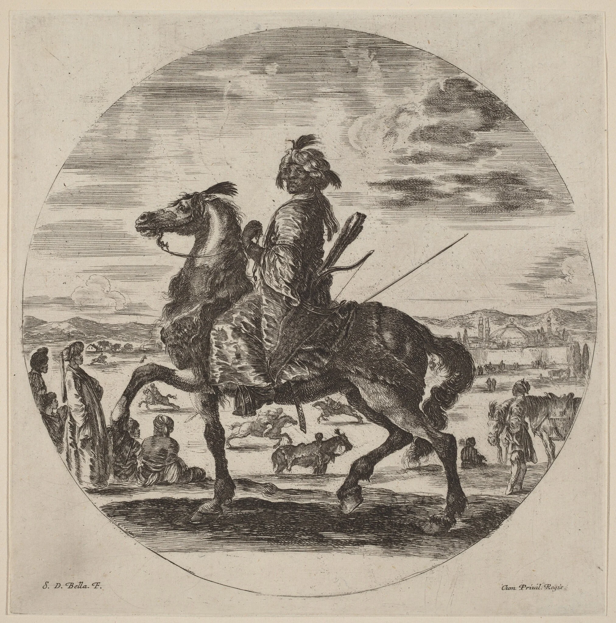 Moorish Cavalier, detail