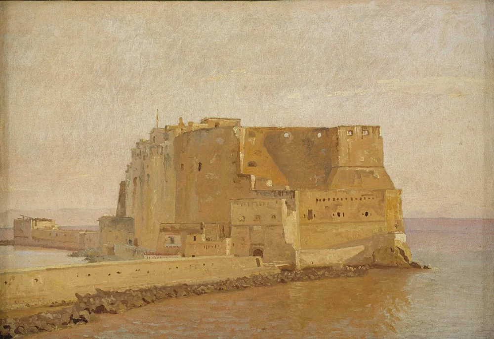 Castel dell'Ovo in Naples, detail