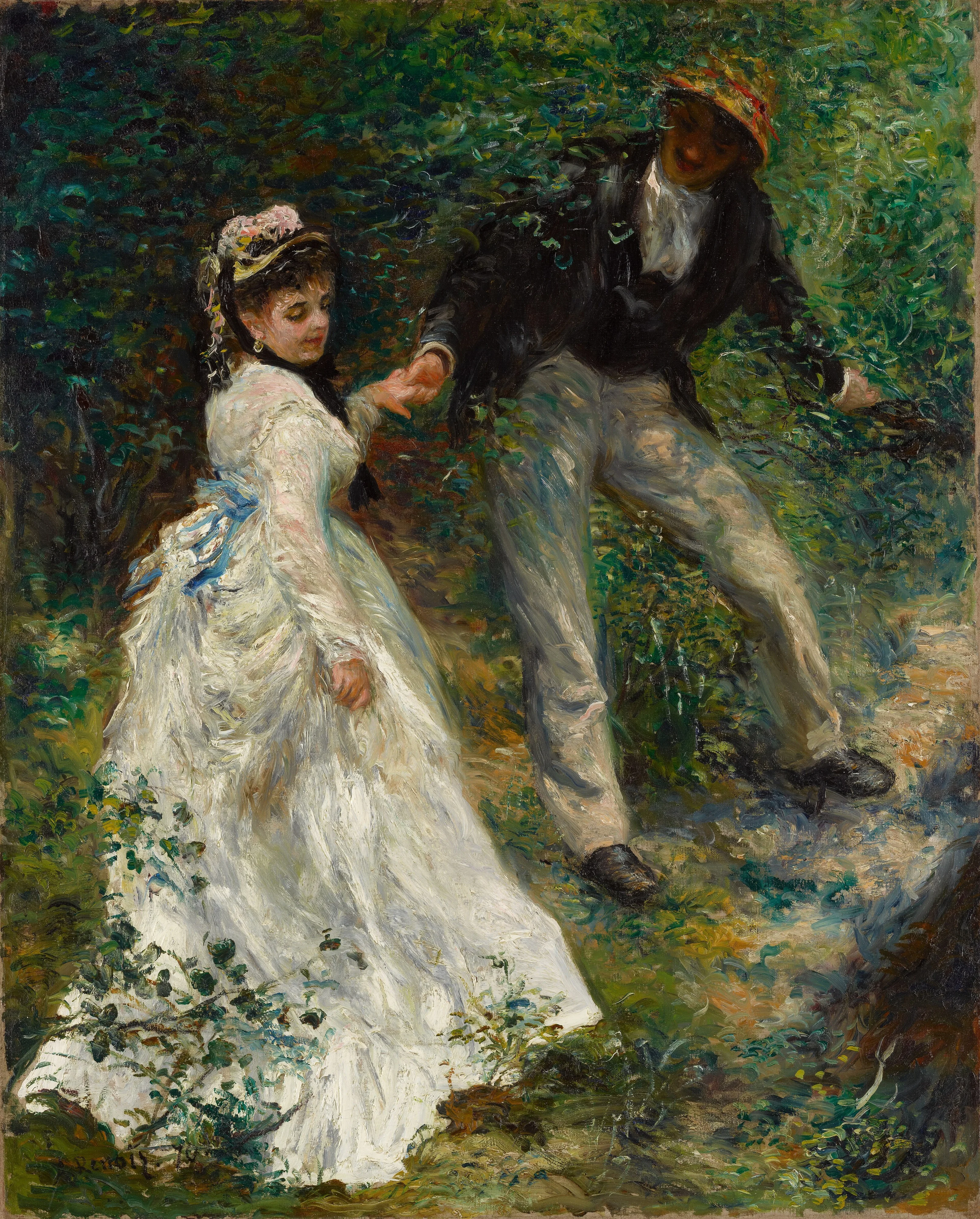 La Promenade, detail
