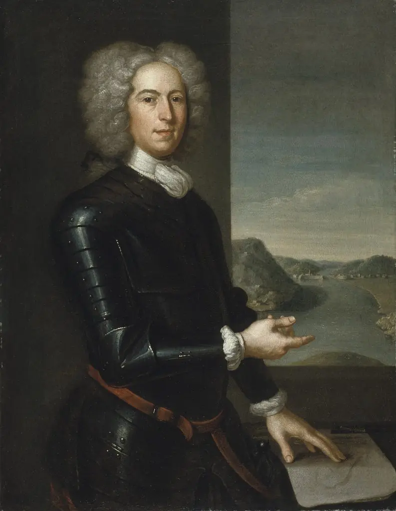 Portrait of Major General Paul Mascarene, by John Smibert, oil, 1729