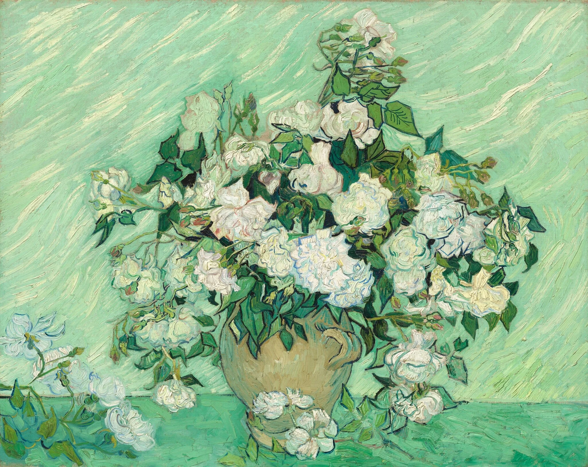 Roses, detail