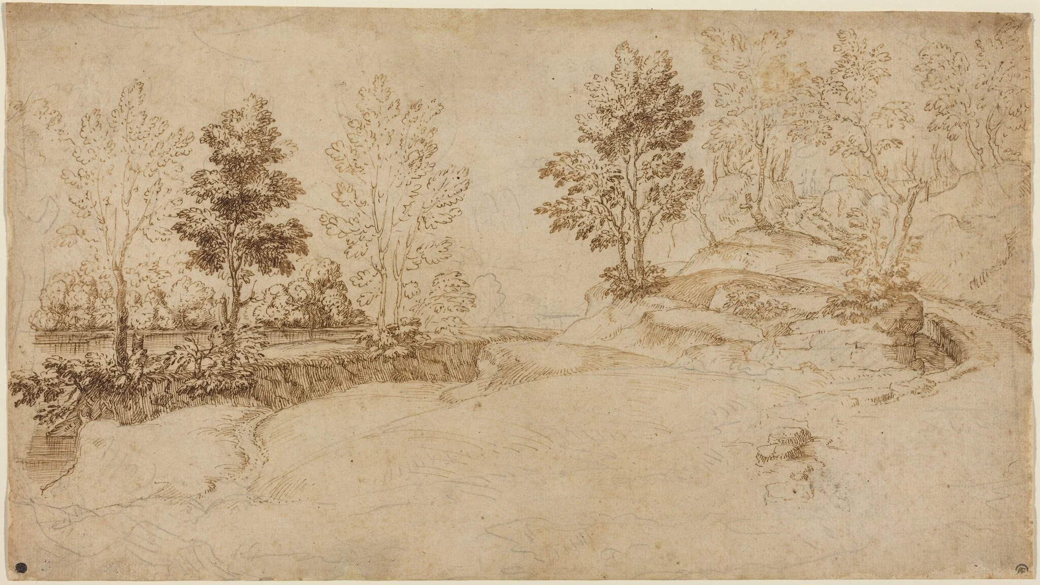 River Landscape, detail