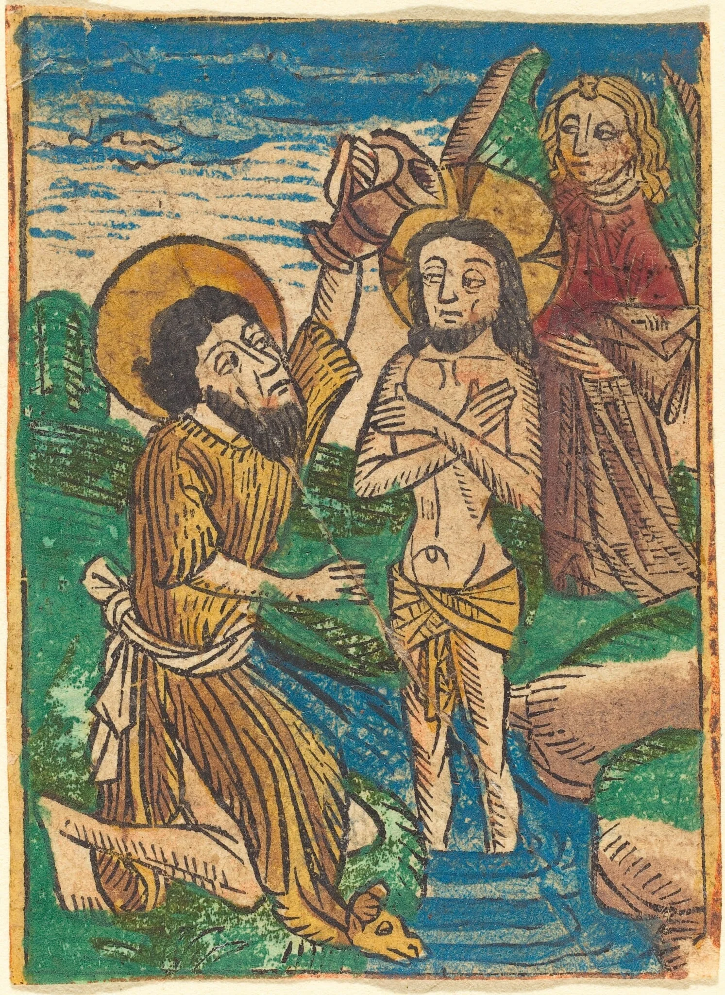 Baptism, detail