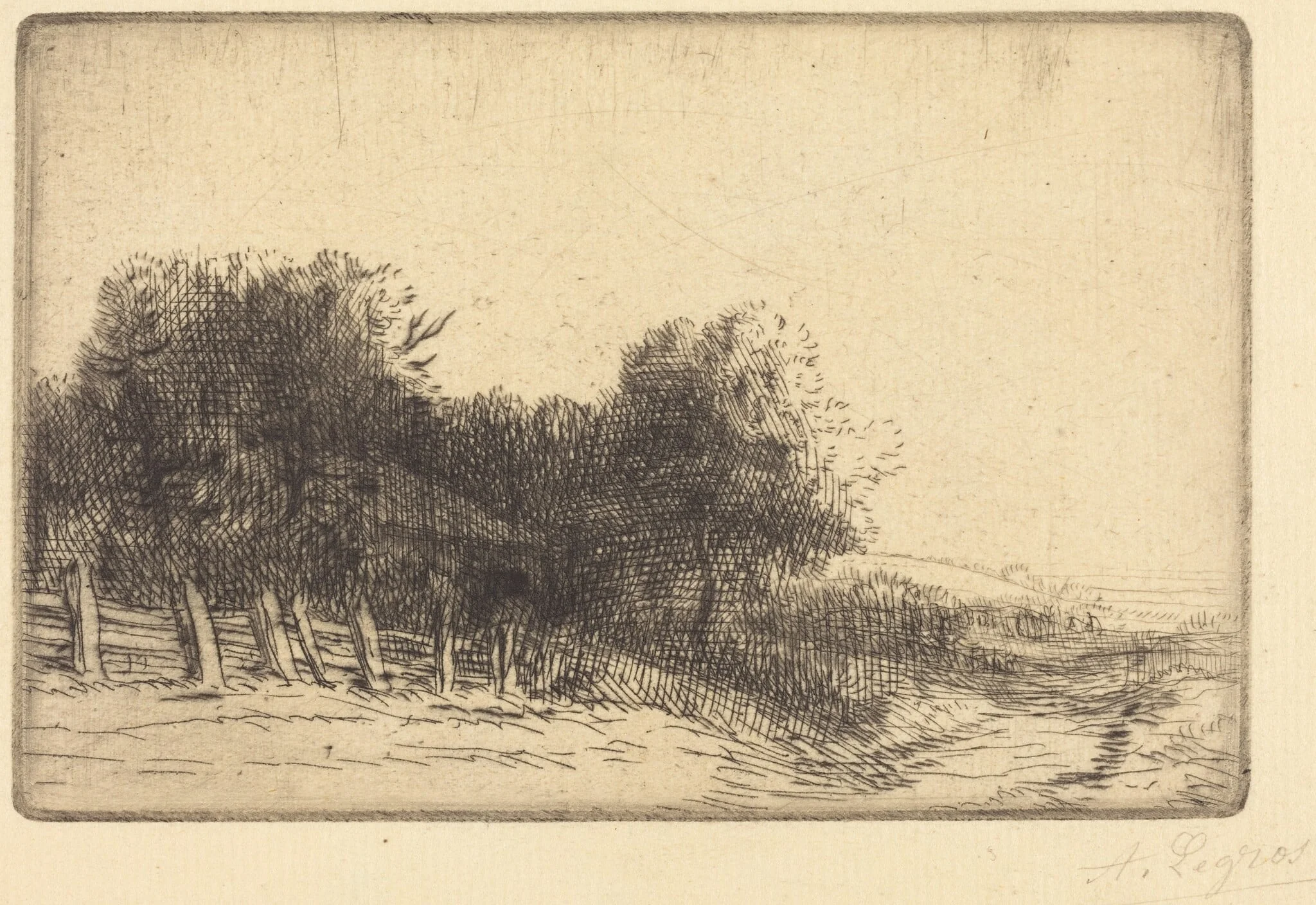 Landscape (Un paysage), detail
