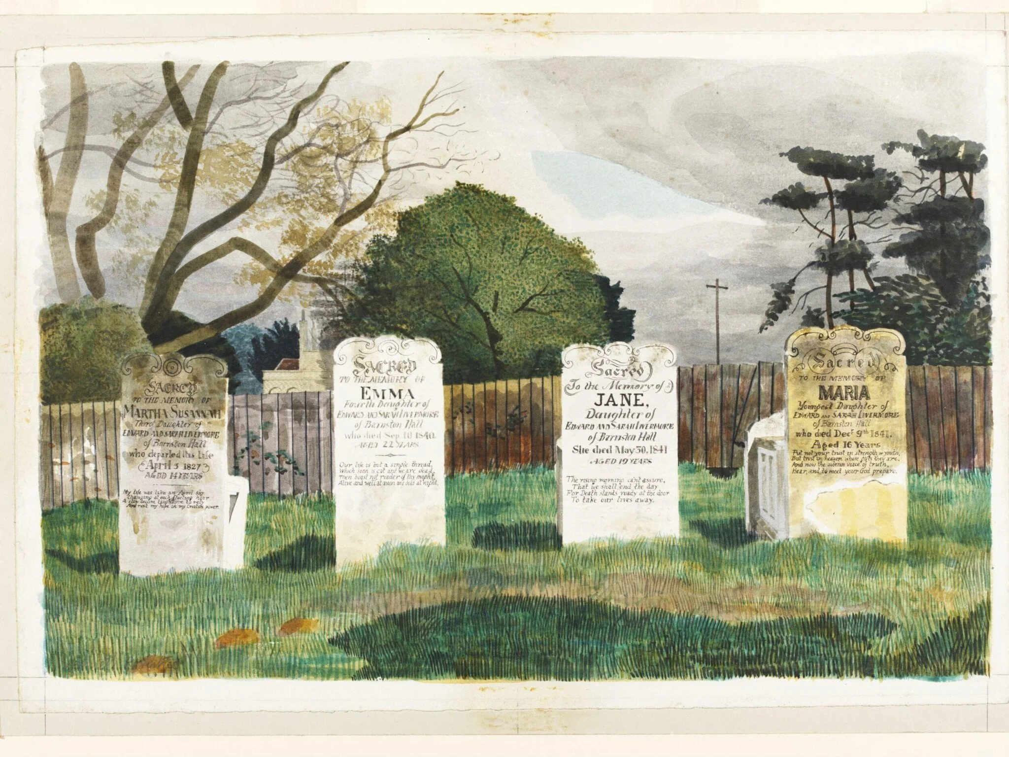 The Livermore Tombs, Barnston, Essex, detail