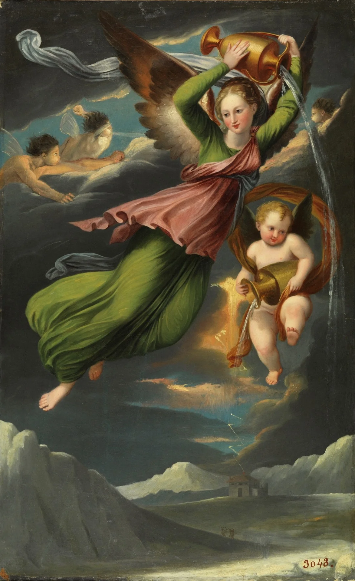 Alegoría del Invierno, detail