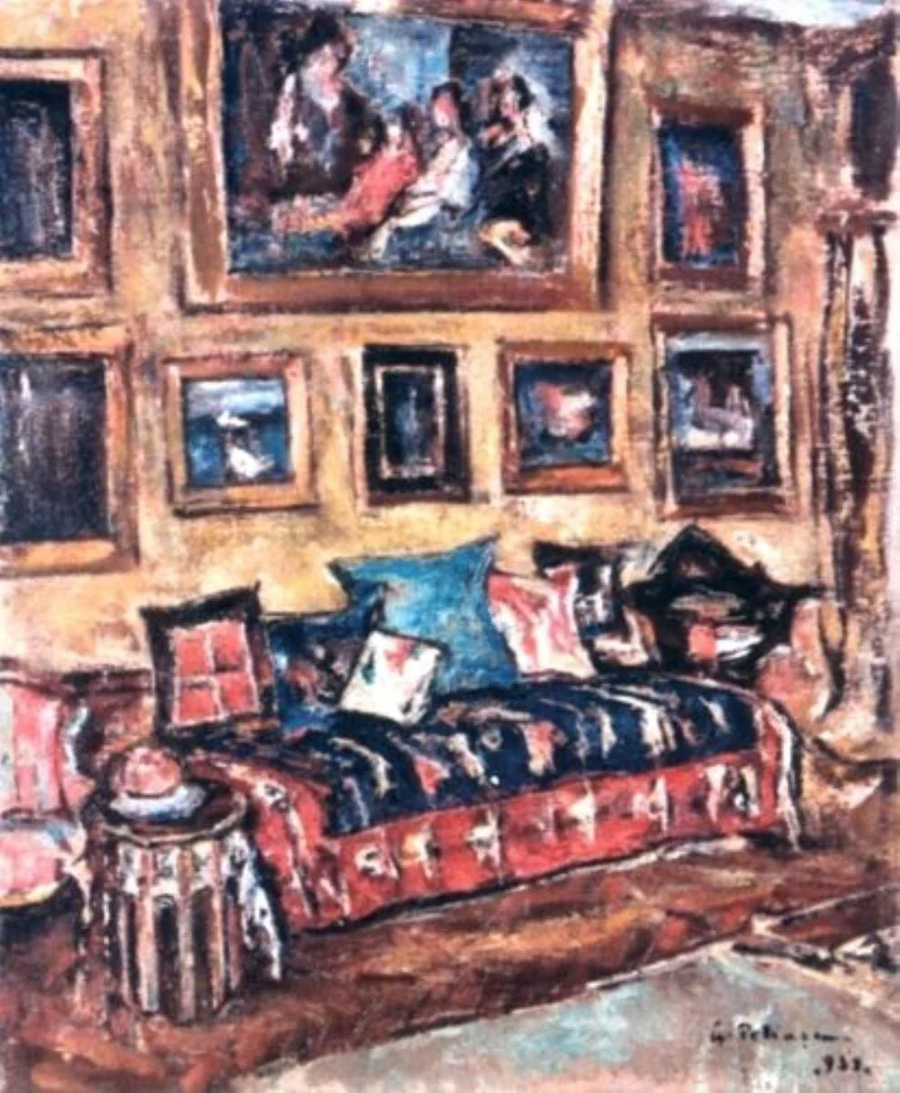 Interior (Colț de atelier), detail