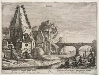The Twelve Months: July, by Velde, Jan van de, II, 1613