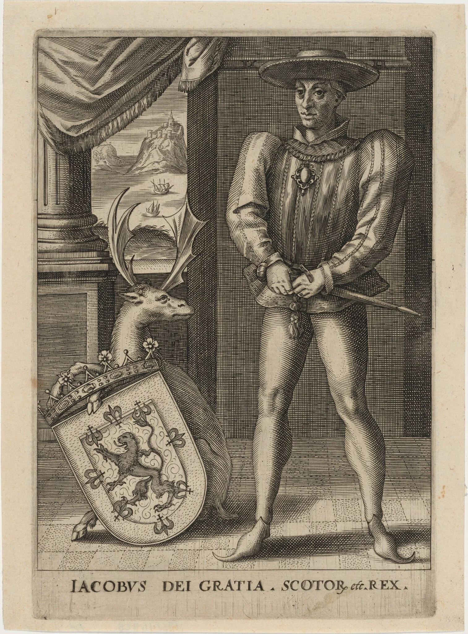 James, King of Scots, detail
