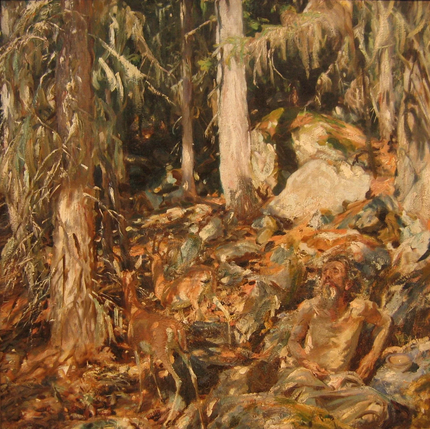 The Hermit, detail
