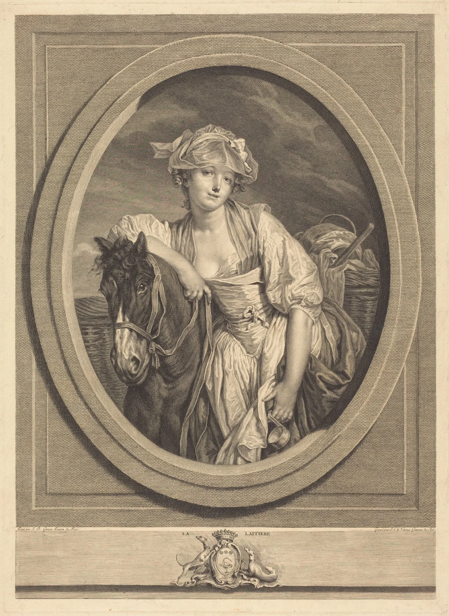 La laitiere, detail