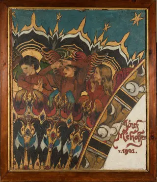 Three angels, by Józef Mehoffer, unspecified, 1901