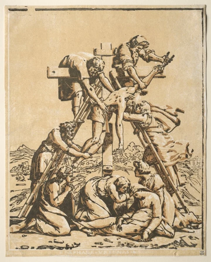 Descent from the Cross, detail