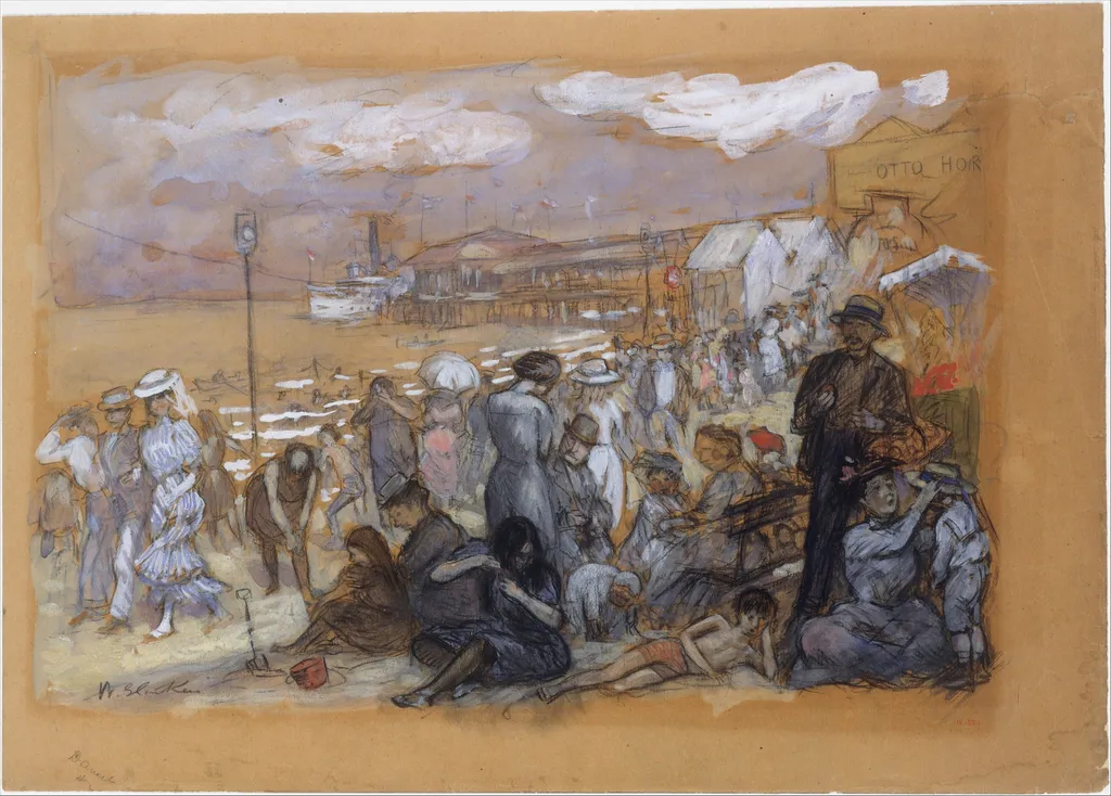 Afternoon at Coney Island, by William James Glackens, unspecified, 1907