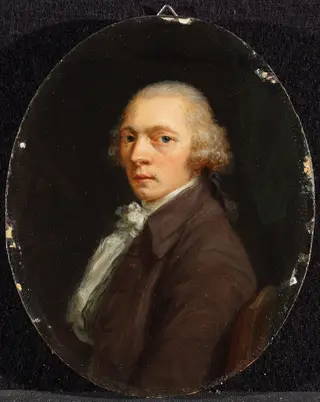 Self-Portrait, by Moritz Kellerhoven, unspecified, 1798