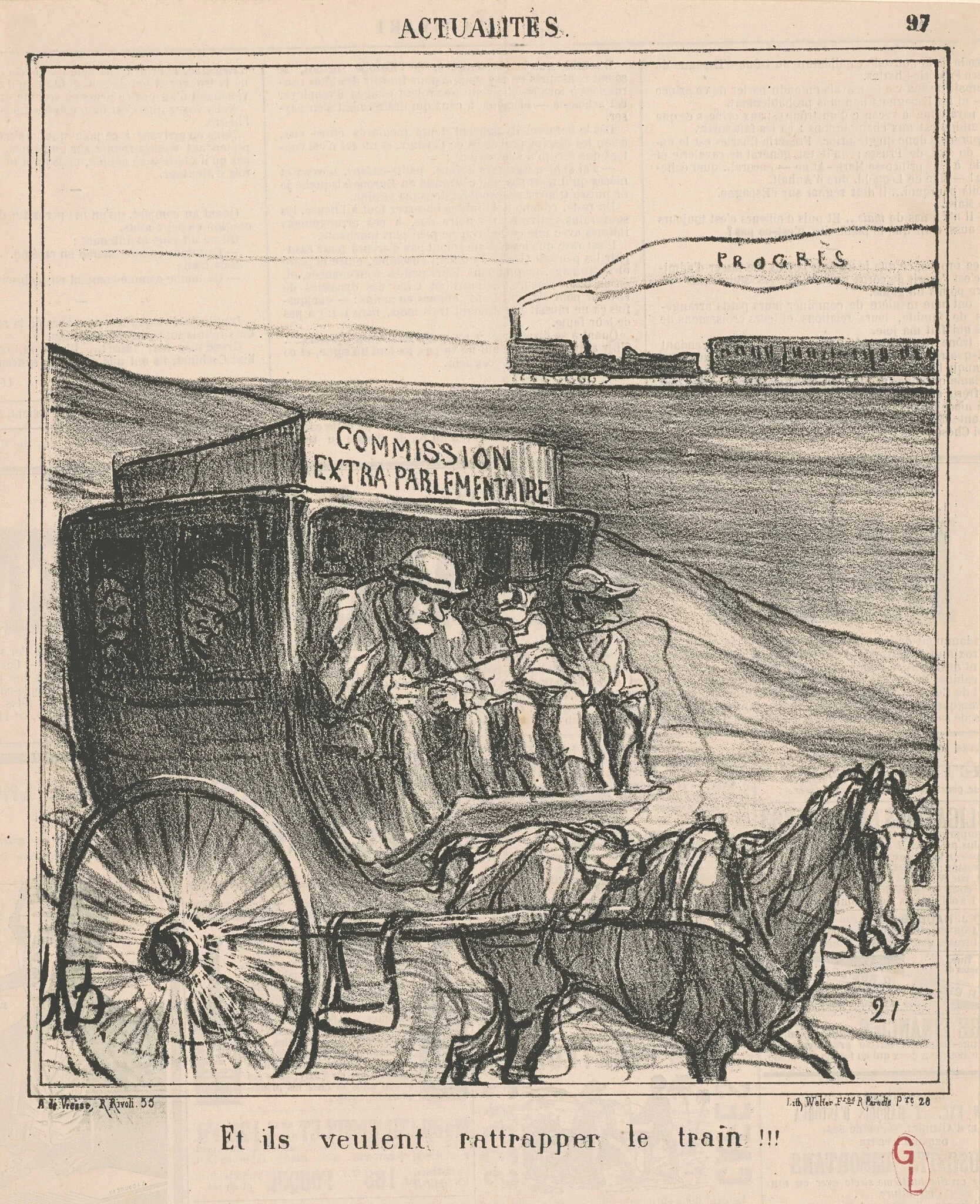 Et ils veulent rattraper le train!!!, detail